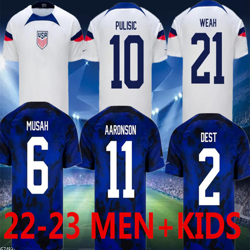 PULISIC DEST MCKENNIE world cup Soccer Jerseys 2022 AARONSON MUSAH usAS MORGAN LLOYD America Football Shirt United States LLETGET MEN KIDS SETS KITS, Grey
PULISIC DEST MCKENNIE world cup Soccer Jerseys 2022 AARONSON MUSAH usAS MORGAN LLOYD America Football Shirt United States LLETGET MEN KIDS SETS KITS, Grey