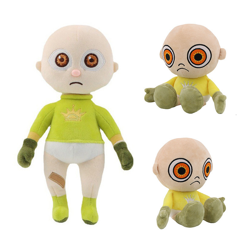 Plush Dolls 30cm The Baby In Yellow Toys Kawaii Stuffed Soft Horror Game ie Figure For Children Girls Gifts 221125