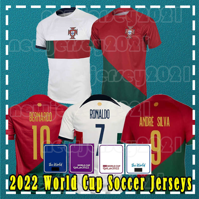 Portuguesa JOAO FELIX Soccer Jerseys RUBEN BRUNO BERNARDO RONALDO FERNANDES Portugieser DIOGO J. 2022 Portuguese National Team football shirt Men Kids kit, Women jersey+patch(pu tao ya)
Portuguesa JOAO FELIX Soccer Jerseys RUBEN BRUNO BERNARDO RONALDO FERNANDES Portugieser DIOGO J. 2022 Portuguese National Team football shirt Men Kids kit, Women jersey+patch(pu tao ya)