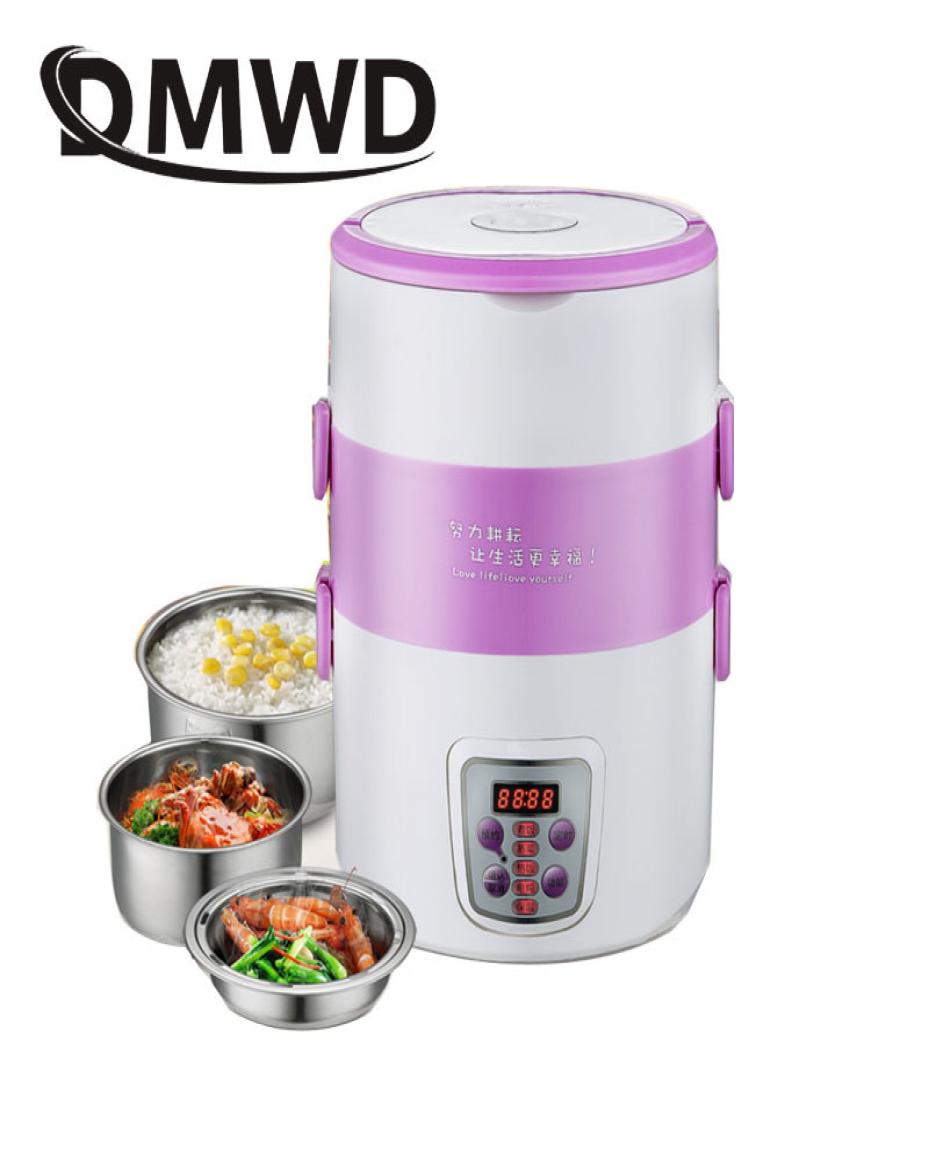 Multifunction electric Rice Cooker smart Appointment 3 Layers mini stainless steel heating cook lunch box Container Steamer 220V 2
Multifunction electric Rice Cooker smart Appointment 3 Layers mini stainless steel heating cook lunch box Container Steamer 220V 2