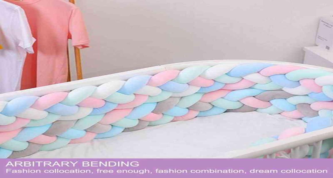 2M Baby Bumper Bed Braid Knot Pillow Cushion Bumper Colorful For Infant Baby Crib Protector Cot Bumper Room Decor Drop G22
2M Baby Bumper Bed Braid Knot Pillow Cushion Bumper Colorful For Infant Baby Crib Protector Cot Bumper Room Decor Drop G22