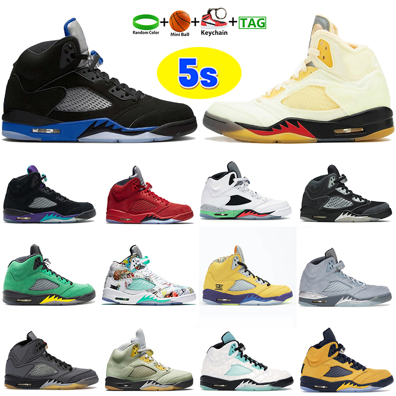 Jumpman 5s Basketball Shoes Designer Mens 5 Racer Blue White x Black Muslin Sail raging red What The Jade Horizon Shattered Backboard Bluebird Quai 54 Black Sneakers, #8- white x sail
Jumpman 5s Basketball Shoes Designer Mens 5 Racer Blue White x Black Muslin Sail raging red What The Jade Horizon Shattered Backboard Bluebird Quai 54 Black Sneakers, #8- white x sail