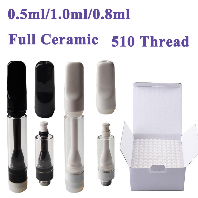 0.5ml 1.0ml 0.8ml Full Ceramic Atomizers TH205 Vape Cartridges White Black 510 Thread Vapes Carts Empty Pods Thick Oil Cartridge With Foam Packaging
0.5ml 1.0ml 0.8ml Full Ceramic Atomizers TH205 Vape Cartridges White Black 510 Thread Vapes Carts Empty Pods Thick Oil Cartridge With Foam Packaging