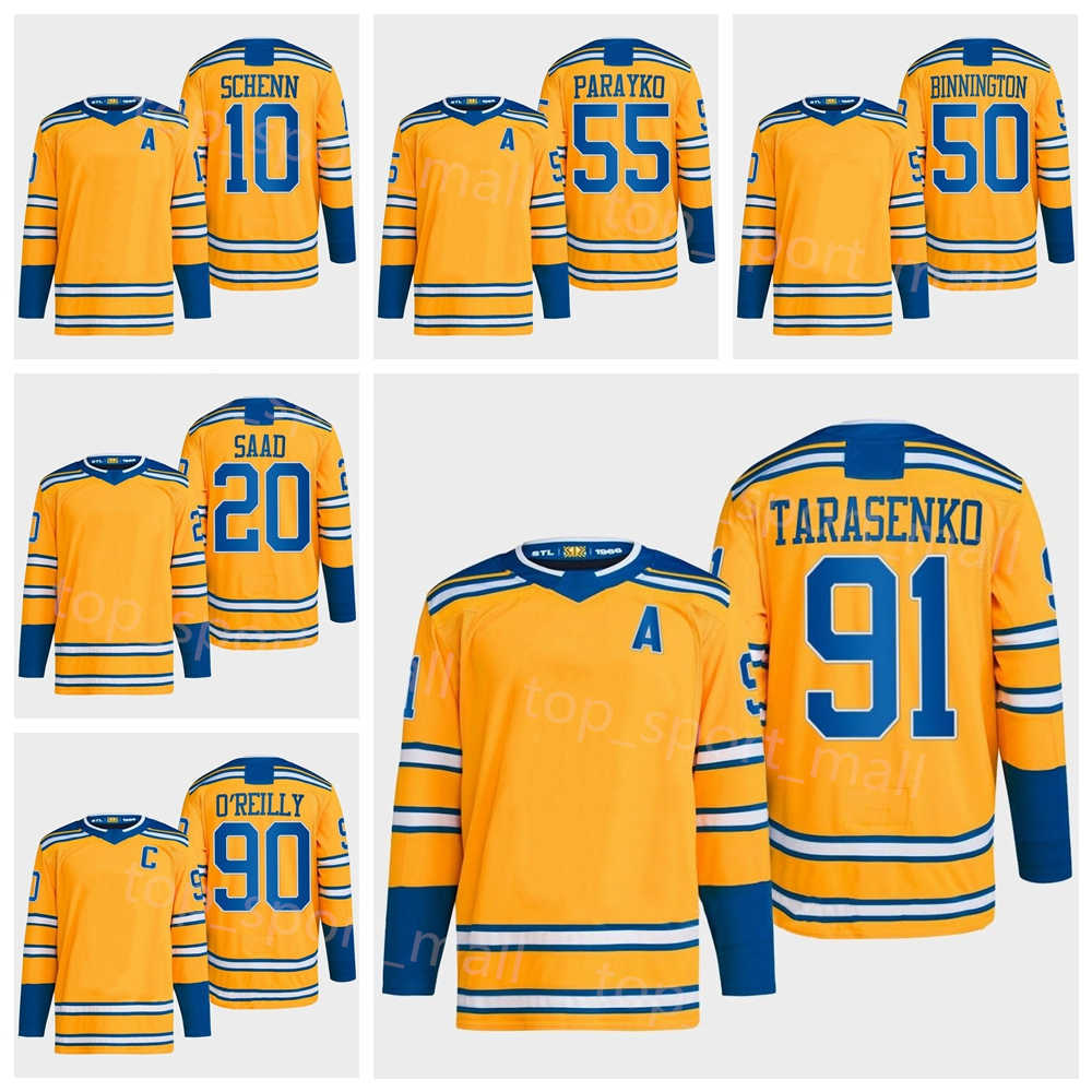 2022-2023 Reverse Retro Jerseys Ice Hockey 91 Vladimir Tarasenko 10 Brayden Schenn 50 Binnington 55 Colton Parayko 90 Ryan O'Reilly Men''Nhl''shirt, Blank
2022-2023 Reverse Retro Jerseys Ice Hockey 91 Vladimir Tarasenko 10 Brayden Schenn 50 Binnington 55 Colton Parayko 90 Ryan O'Reilly Men''Nhl''shirt, Blank