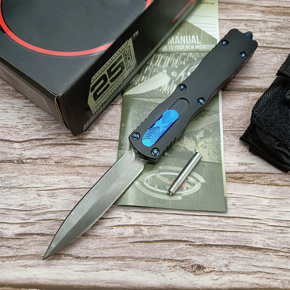 Mic Dirac Automatic Knife Self Defense Tactical Damascus Steel Blade Aluminum Alloy Handle EDC Outdoor Camping Fighting Auto Knives UT85 Godfather A07
Mic Dirac Automatic Knife Self Defense Tactical Damascus Steel Blade Aluminum Alloy Handle EDC Outdoor Camping Fighting Auto Knives UT85 Godfather A07