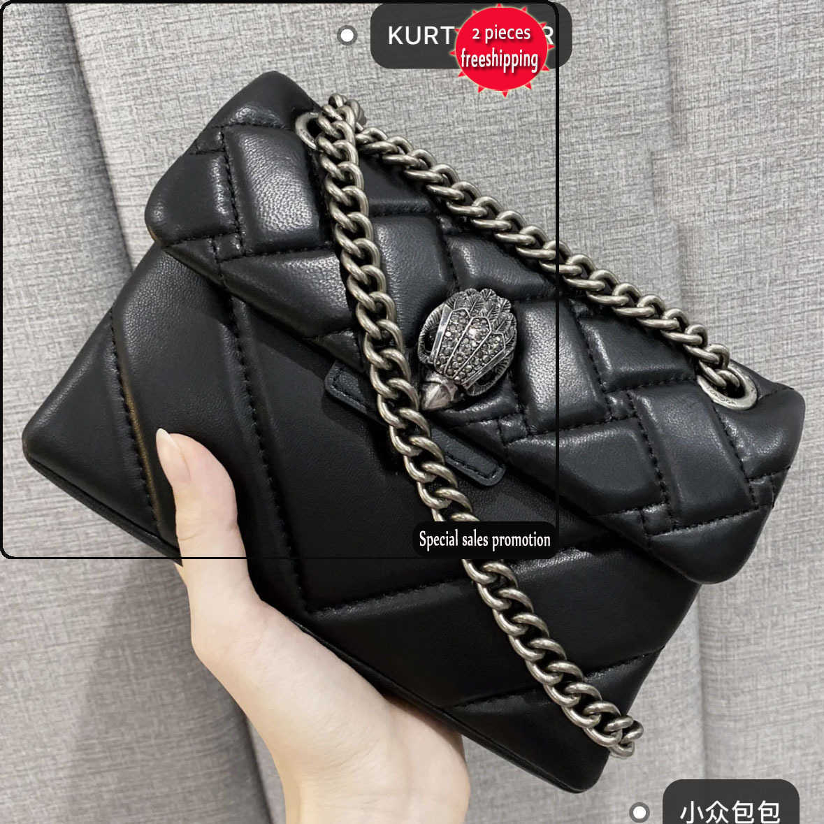 Factory Direct Sales 50% Off Designer Bags Kurt Geiger Net Red Lady Bag Small Fragrance Dign Owl Sheep Embroidery Ins One Shoulder, Classic black silver
Factory Direct Sales 50% Off Designer Bags Kurt Geiger Net Red Lady Bag Small Fragrance Dign Owl Sheep Embroidery Ins One Shoulder, Classic black silver