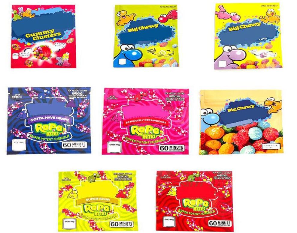 Millions ROPE bites 600mg Empty Gummy Sugar packing Bag Plastic Edibles retail packaging 8 styles Smell Proof Bags whole6949459
Millions ROPE bites 600mg Empty Gummy Sugar packing Bag Plastic Edibles retail packaging 8 styles Smell Proof Bags whole6949459