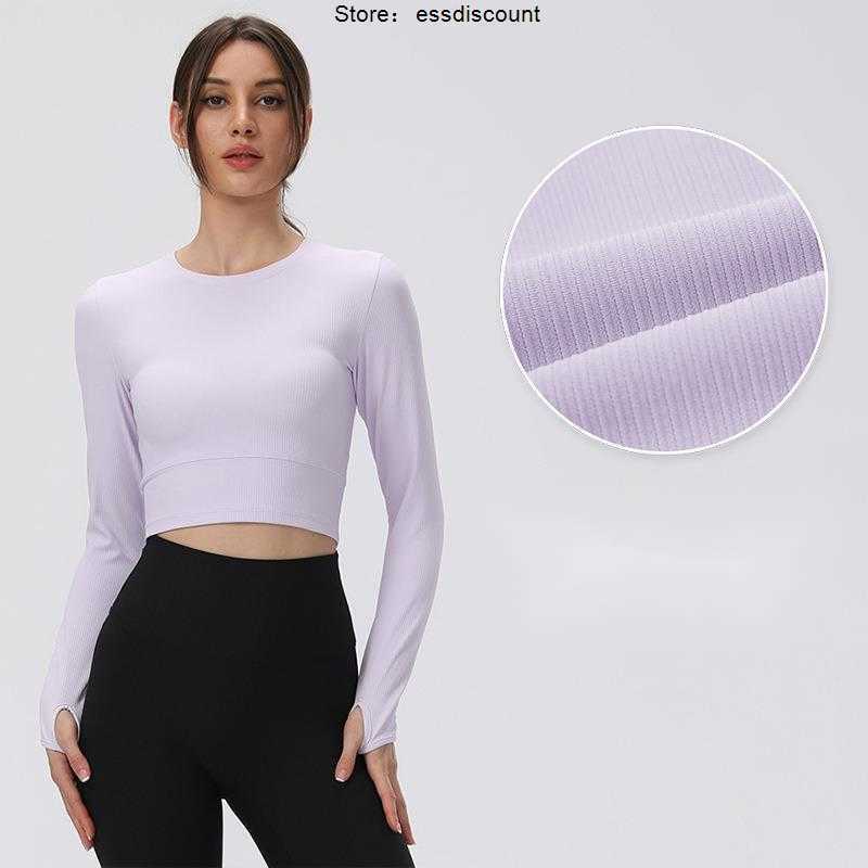 Fashion Luxury Brand Lulus Female Long-sleeved T Shirt Four Seasons Ribbed Nude Feel Comfortable And Breathable Women' Yoga Wear Sports Fitness Running T-shirt, Du ruoshe
Fashion Luxury Brand Lulus Female Long-sleeved T Shirt Four Seasons Ribbed Nude Feel Comfortable And Breathable Women' Yoga Wear Sports Fitness Running T-shirt, Du ruoshe
