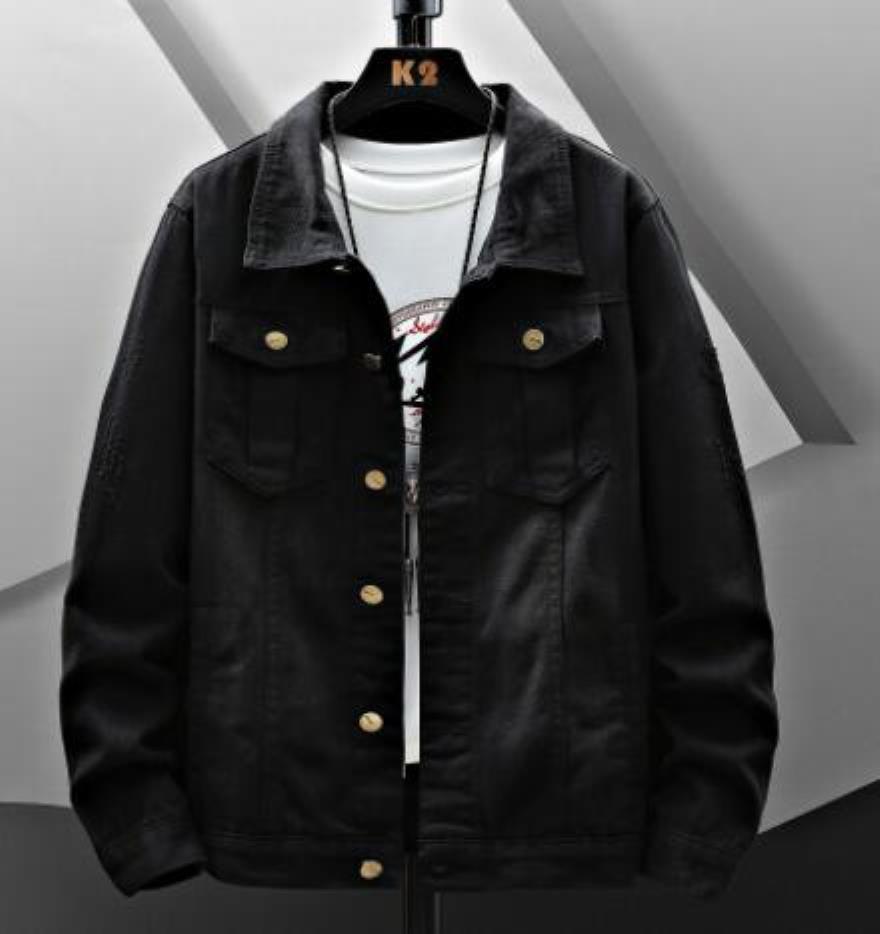 Outerwear & Clothing Apparel Drop Delivery 2021 Men Black Washed Jean Denim Jackets Mens Spring Autumn Cotton Coats Man Slim Fit Lapel Collar
Outerwear & Clothing Apparel Drop Delivery 2021 Men Black Washed Jean Denim Jackets Mens Spring Autumn Cotton Coats Man Slim Fit Lapel Collar
