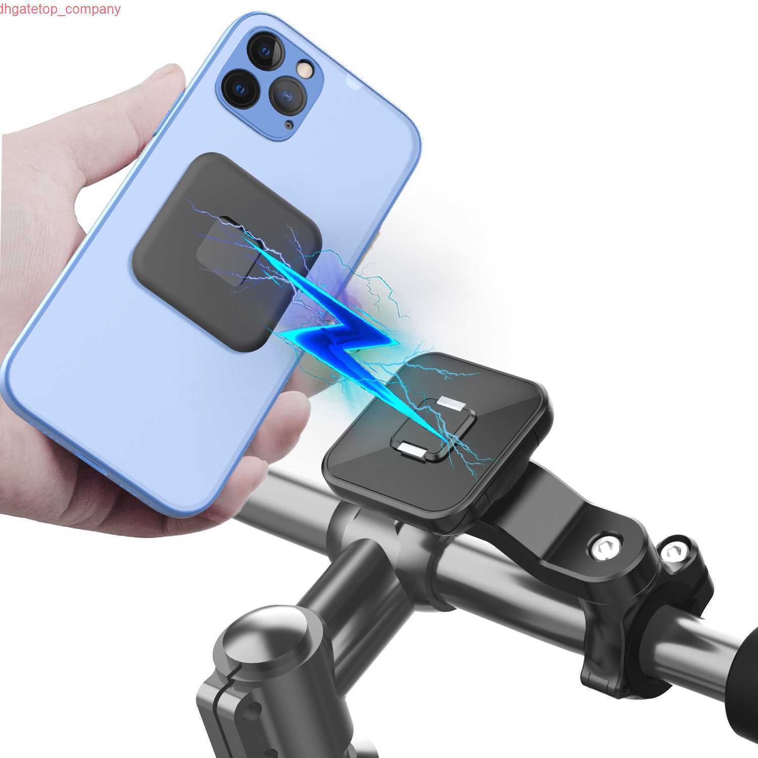Car Universal Magnetic Motorcycle Bike Phone Holder Stand Support Moto Bicycle Handlebar Quick Mount Rack Bracket For Xiaomi iPhone
