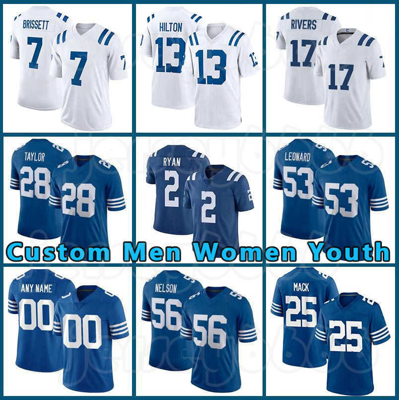 Jersey 2 Matt Ryan Custom Darius Leonard Jonathan Taylor Football Quenton Nelson Men Michael Pittman Jr Colt''Nfl''Jersey Peyton Manning Edgerrin James, Custom women (x m)
Jersey 2 Matt Ryan Custom Darius Leonard Jonathan Taylor Football Quenton Nelson Men Michael Pittman Jr Colt''Nfl''Jersey Peyton Manning Edgerrin James, Custom women (x m)