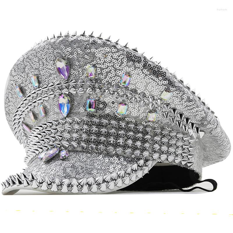 Berets Women Men Steampunk Military Hat Captain Cap For Lady Sergeant Bridal Hen Do Festival Birthday Part Can Customize, Silver
Berets Women Men Steampunk Military Hat Captain Cap For Lady Sergeant Bridal Hen Do Festival Birthday Part Can Customize, Silver