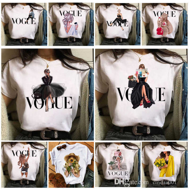 Plus Size S-3XL Designer Womans Fashion White T-shirt Letter Printed Short Sleeve Tops Loose Cause Clothes 26 Colours, Er3658-12
Plus Size S-3XL Designer Womans Fashion White T-shirt Letter Printed Short Sleeve Tops Loose Cause Clothes 26 Colours, Er3658-12