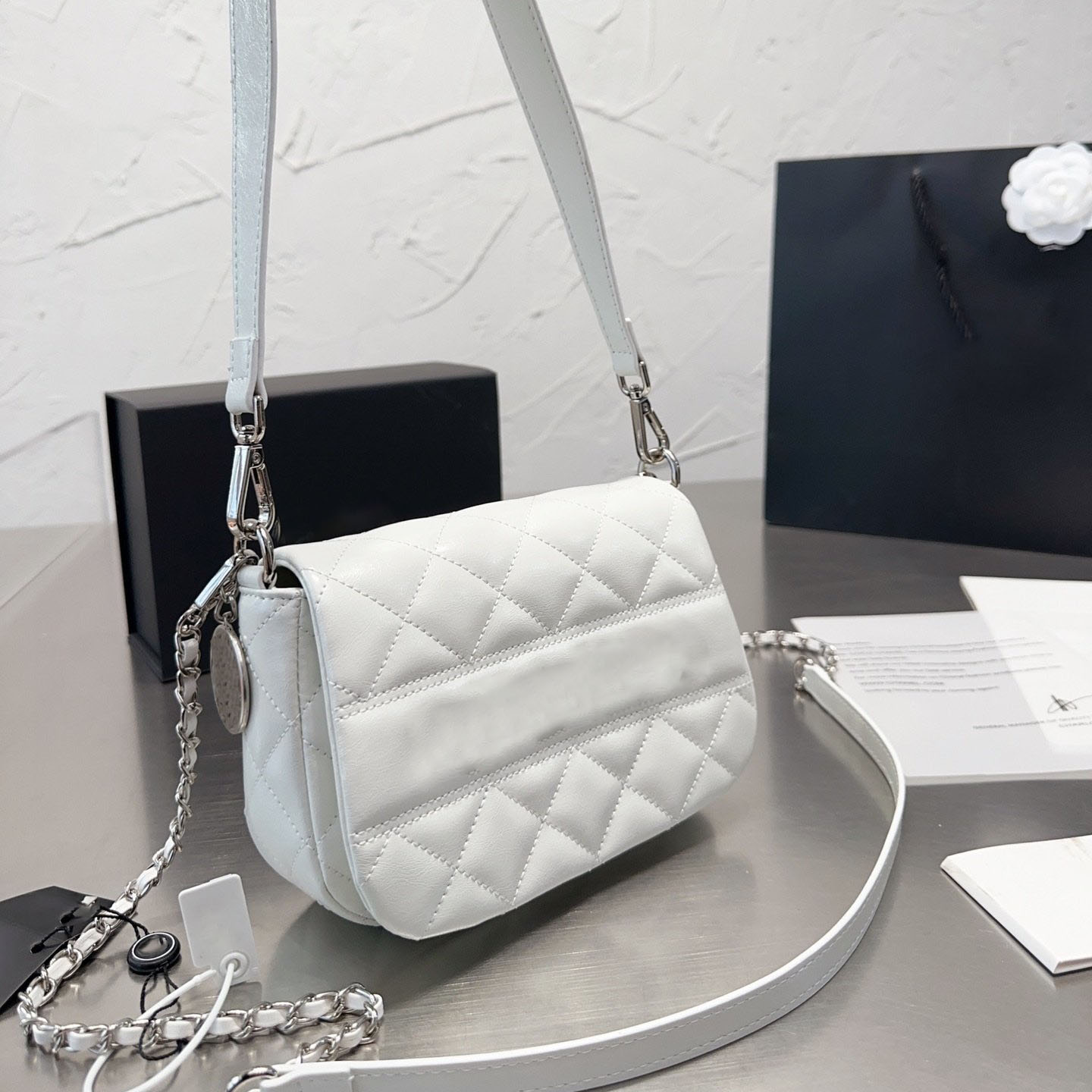 CC Bags Luxury Brand Shoulder Bags French Women Classic Flap Shoulder Bag Diamond Lattice Cross Body Leather Trend Handbags Suitcases Fanny, Black
CC Bags Luxury Brand Shoulder Bags French Women Classic Flap Shoulder Bag Diamond Lattice Cross Body Leather Trend Handbags Suitcases Fanny, Black