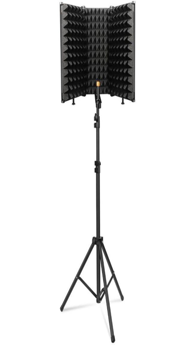 Microphones Microphone Isolation Shield 3 Panel With Stand Soundproof Plate Acoustic Foams Foam For Studio Recording Bm8009998577
Microphones Microphone Isolation Shield 3 Panel With Stand Soundproof Plate Acoustic Foams Foam For Studio Recording Bm8009998577