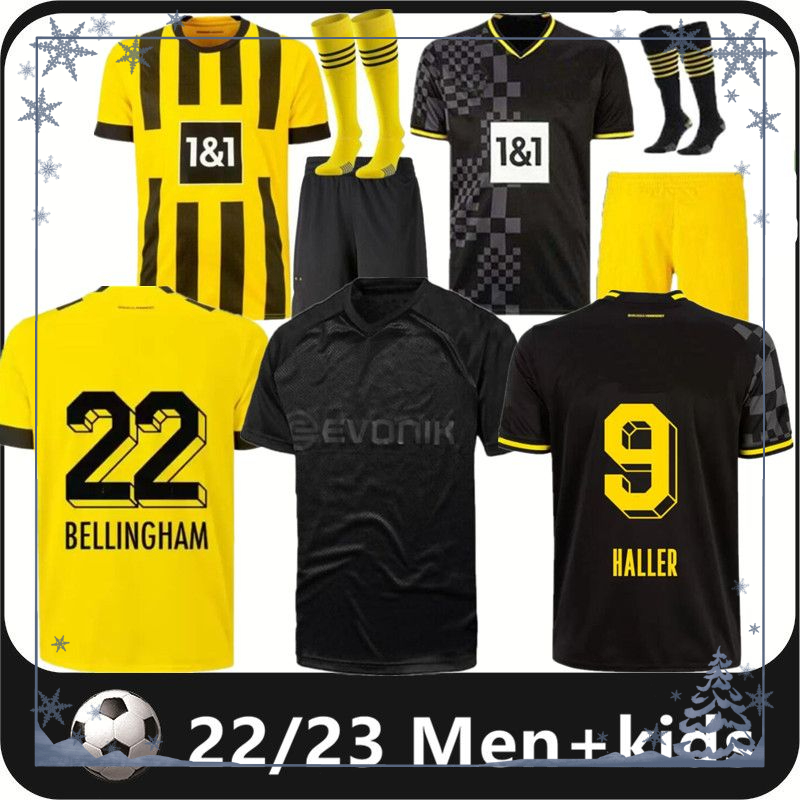 110Th soccer jerseys Borussia HAALAND KAMARA 2022 2023 black football shirt REUS BELLINGHAM HUMMELS REYNA BRANDT Dortmund men kids kit maillot de foot, 22/23 away
110Th soccer jerseys Borussia HAALAND KAMARA 2022 2023 black football shirt REUS BELLINGHAM HUMMELS REYNA BRANDT Dortmund men kids kit maillot de foot, 22/23 away