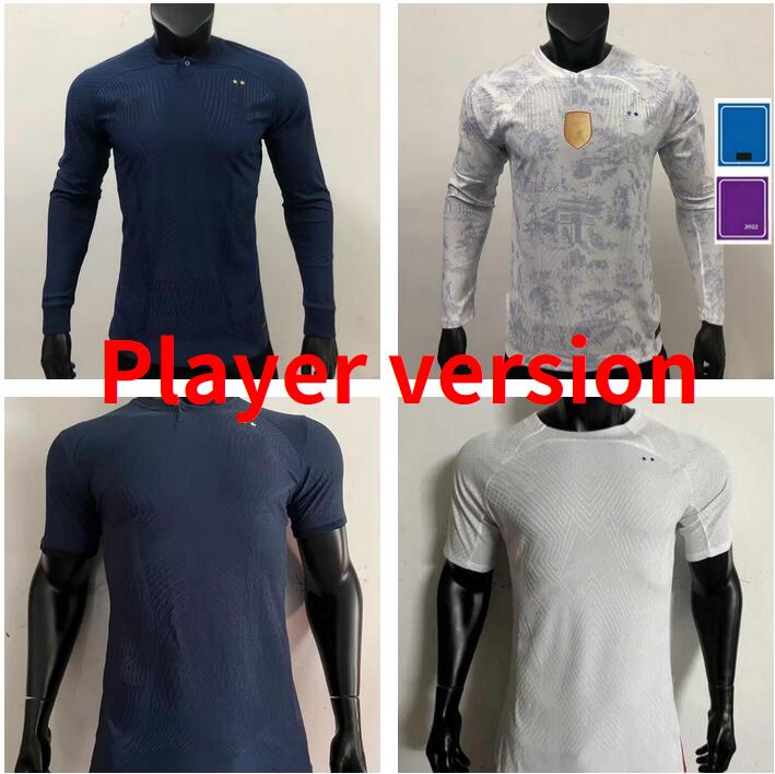 Player version 2022 French soccer jerseys KANTE GRIEZMANN MBAPPE POGBA shirt Maillot de football ZIDANE GIROUD MATUIDI Kimpembe homme enfants man BENZEMA
Player version 2022 French soccer jerseys KANTE GRIEZMANN MBAPPE POGBA shirt Maillot de football ZIDANE GIROUD MATUIDI Kimpembe homme enfants man BENZEMA