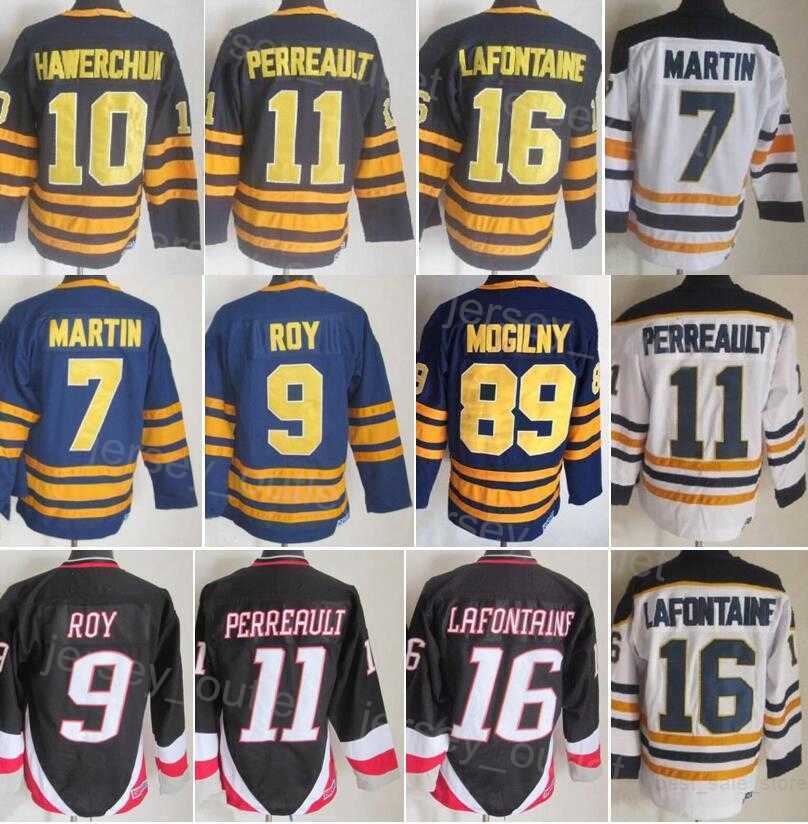 Men Retro Hockey 16 Pat LaFontaine Jersey Vintage Classic 7 Rick Martin 9 Derek Roy 10 Hawerchuk 11 Gilbert Perreault 89 Mogilny Navy Blue''Nhl''shirt
Men Retro Hockey 16 Pat LaFontaine Jersey Vintage Classic 7 Rick Martin 9 Derek Roy 10 Hawerchuk 11 Gilbert Perreault 89 Mogilny Navy Blue''Nhl''shirt