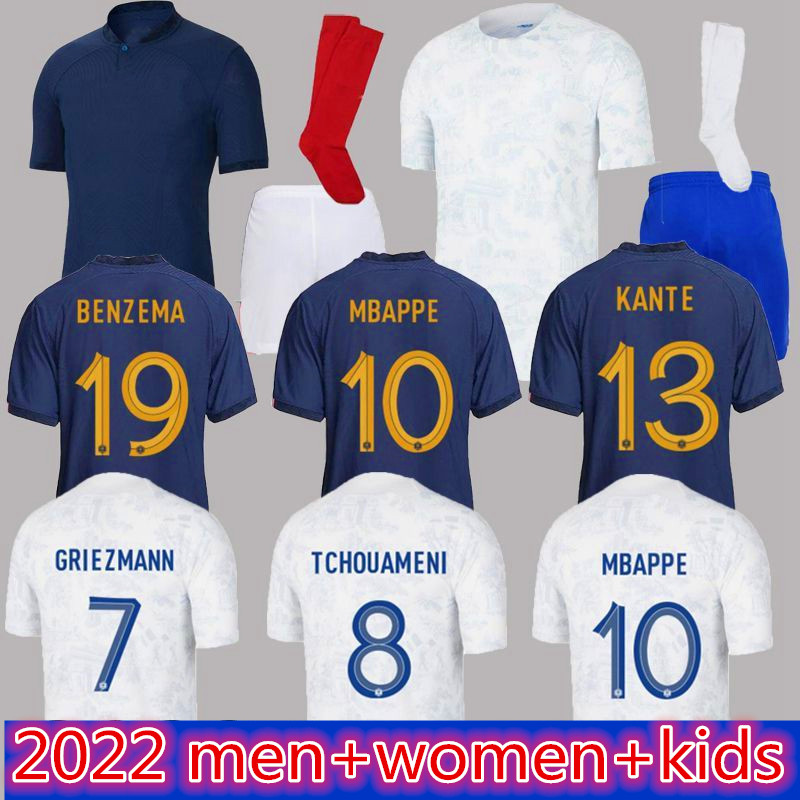 2022 3XL 4XL MBAPPE Soccer Jerseys World Cup Maillots de football jersey Giroud FRENCH BENZEMA football Shirts GRIEZMANN Tchouameni Dembele kit MEN WOMEN Kids, Away/kids
2022 3XL 4XL MBAPPE Soccer Jerseys World Cup Maillots de football jersey Giroud FRENCH BENZEMA football Shirts GRIEZMANN Tchouameni Dembele kit MEN WOMEN Kids, Away/kids