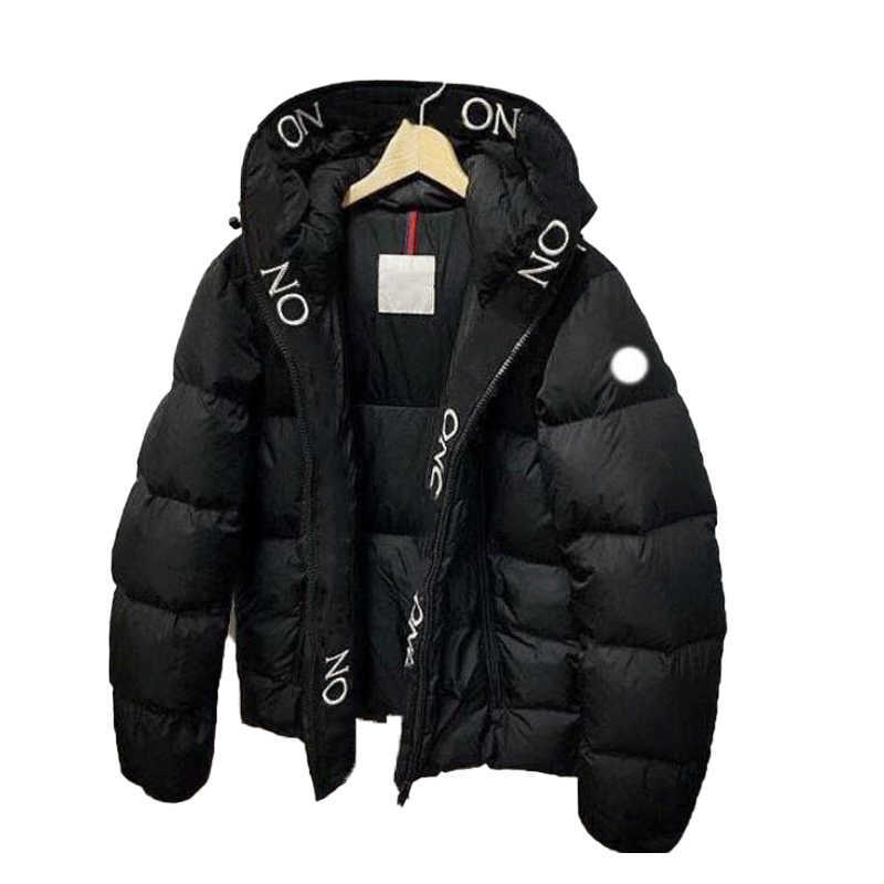 Men's Down Parkas White embroidered letter down cotton monclair jacket Fashion High Designer coat Outdoor street thickened warm Ladies parka puffer jackets