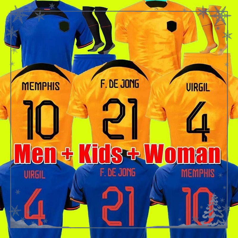 2022 MEMPHIS Soccer Jerseys 22/23 Holland DE JONG VIRGIL DUMFRIES BERGVIJN Shirt KLAASSEN BLIND DE LIGT men kids kit football uniform
2022 MEMPHIS Soccer Jerseys 22/23 Holland DE JONG VIRGIL DUMFRIES BERGVIJN Shirt KLAASSEN BLIND DE LIGT men kids kit football uniform