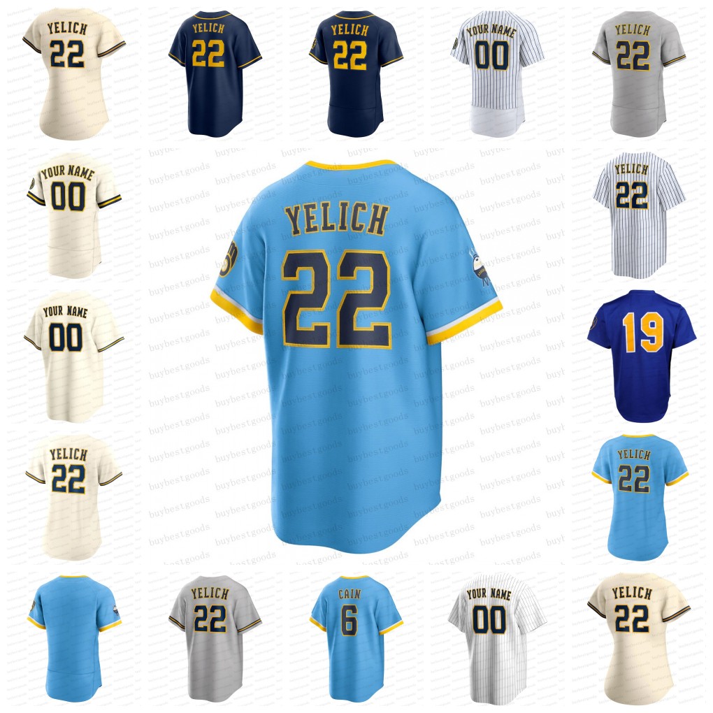 2022 City Connect Jersey Brew Crew Christian Yelich Lorenzo Cain Josh Hader Willy Adames Keston Hiura Luis Urias Corbin Burnes Brandon Woodruff Rowdy Tellez, Flexbase
2022 City Connect Jersey Brew Crew Christian Yelich Lorenzo Cain Josh Hader Willy Adames Keston Hiura Luis Urias Corbin Burnes Brandon Woodruff Rowdy Tellez, Flexbase