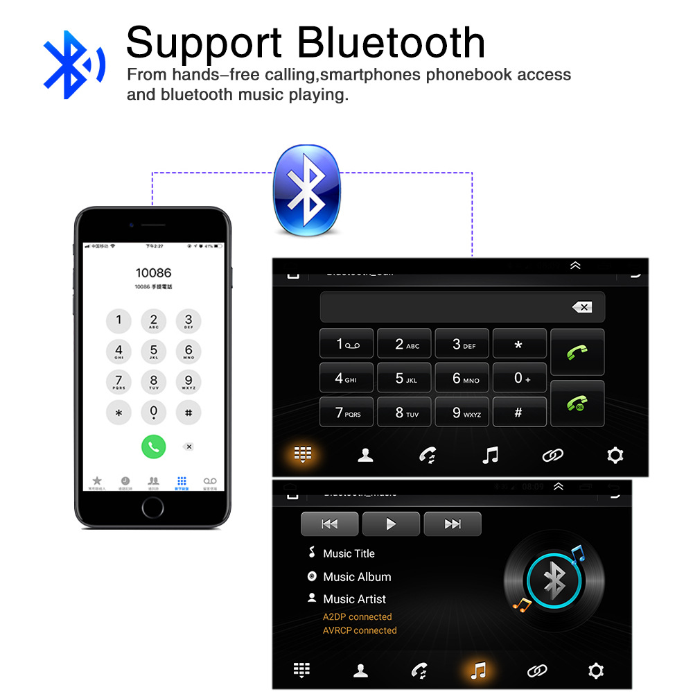 9 inch Car Radio Auto Stereo For LADA Granta Cross Android WIFI CAR Multimedia GPS Mirror Link, Android Auto, Carplay Function,FM Radio