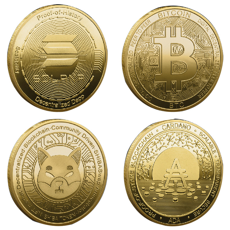Other Arts and Crafts 2023 New Gold Coin Collectible Cryptocurrency Gold Plated Dogecoin Xrp Shiba Inu Bitcoin for Coin Collector Commemorative Medal
Other Arts and Crafts 2023 New Gold Coin Collectible Cryptocurrency Gold Plated Dogecoin Xrp Shiba Inu Bitcoin for Coin Collector Commemorative Medal