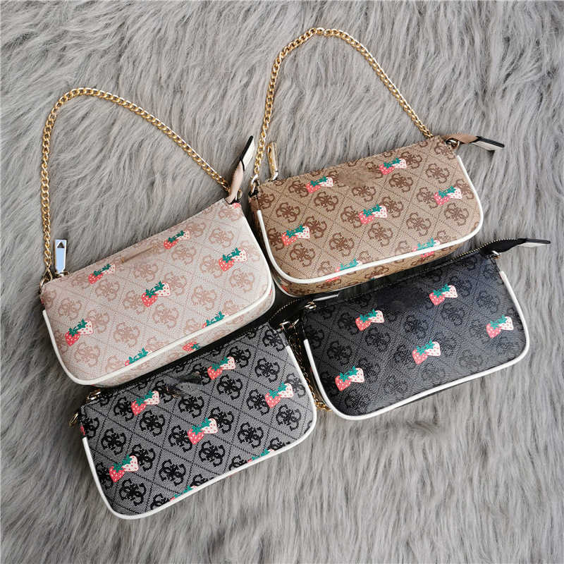 Strawberry Small Shoulder Crossbody Bag Europe And The United States Wind Handbag Chain Print Bag 221127, Grey
Strawberry Small Shoulder Crossbody Bag Europe And The United States Wind Handbag Chain Print Bag 221127, Grey