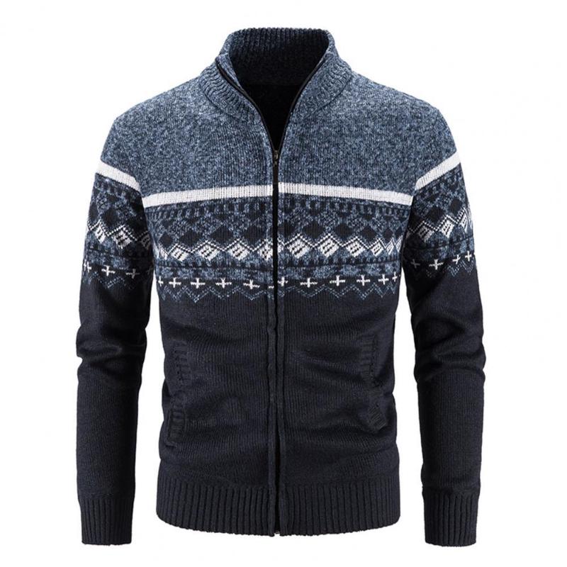 Men's Sweaters Men's Knitted Cardigan Zipper Closure Print Patchwork Stand Collar Male Jacket Sweater Simple, Light grey
Men's Sweaters Men's Knitted Cardigan Zipper Closure Print Patchwork Stand Collar Male Jacket Sweater Simple, Light grey
