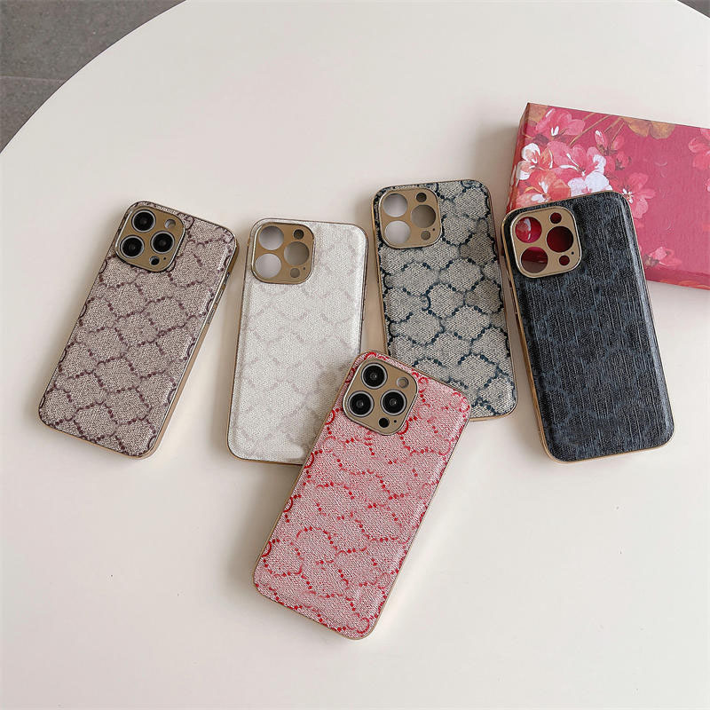 Luxury Classic plating edge leather cases for iPhone 14promax 14pro 14plus 13mini 13promax 13pro 13 11 12 Promax 12mini 11pro Fine hole with box, Style 1 with g*g*logo+box
Luxury Classic plating edge leather cases for iPhone 14promax 14pro 14plus 13mini 13promax 13pro 13 11 12 Promax 12mini 11pro Fine hole with box, Style 1 with g*g*logo+box