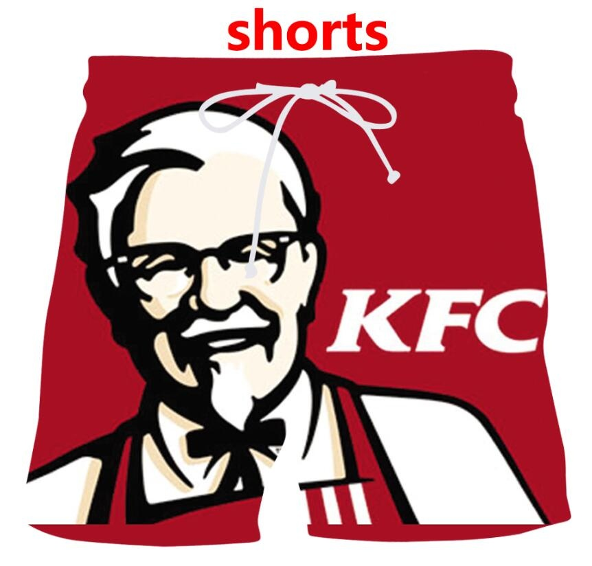 Hip Hop Sportwear Punk Casual Loose Track Pants Autumn Men Cool Print KFC 3d Shorts, Polychrome
Hip Hop Sportwear Punk Casual Loose Track Pants Autumn Men Cool Print KFC 3d Shorts, Polychrome