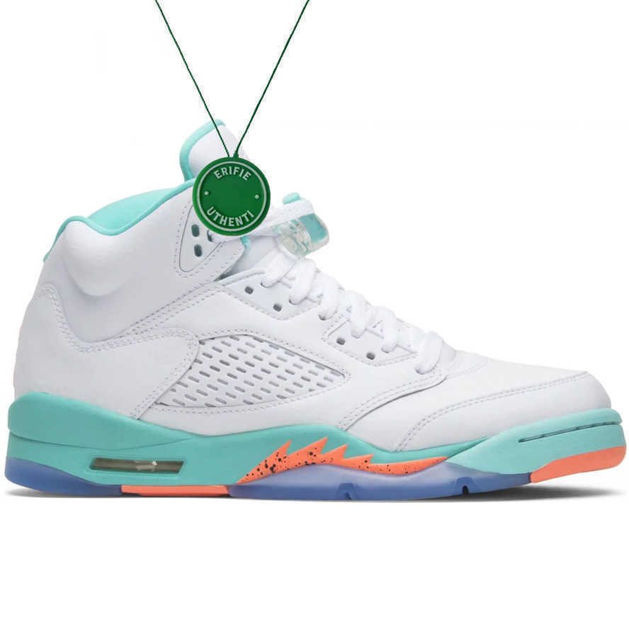 With Box 5 Mens Og Basketball Shoes jrodens 5s University Racer Blue Aqua Mars For Her Raging Bull Oreo Easter Bluebird Concord Black