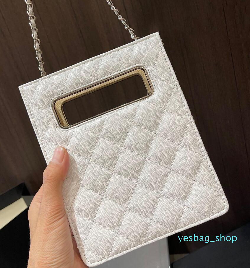 French Evening Bag Caviar Leather Quilted Premium Classic Diamond Silver Metal Hardware Chain Party Clutch Designer Luxury Crossbody Shoulder Bag 17x24CM, Box
French Evening Bag Caviar Leather Quilted Premium Classic Diamond Silver Metal Hardware Chain Party Clutch Designer Luxury Crossbody Shoulder Bag 17x24CM, Box