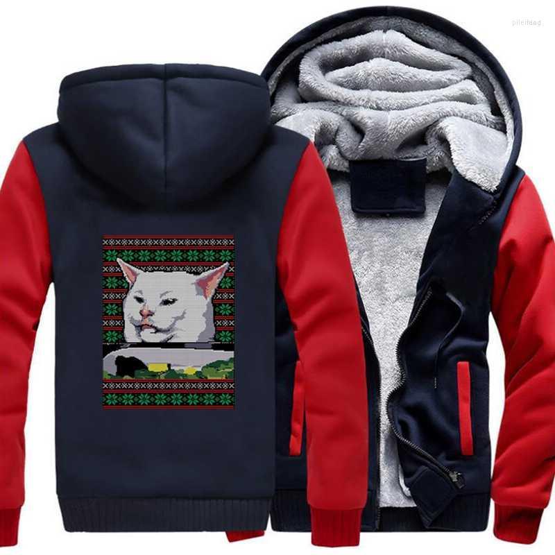 Men's Jackets Men's Animal Cat Funny Jacket Streetwear Men Winter Thicken Zip Up Hoodie Warm Fleece Hooded Hoodies Sweatshirt Coats, Gray
Men's Jackets Men's Animal Cat Funny Jacket Streetwear Men Winter Thicken Zip Up Hoodie Warm Fleece Hooded Hoodies Sweatshirt Coats, Gray