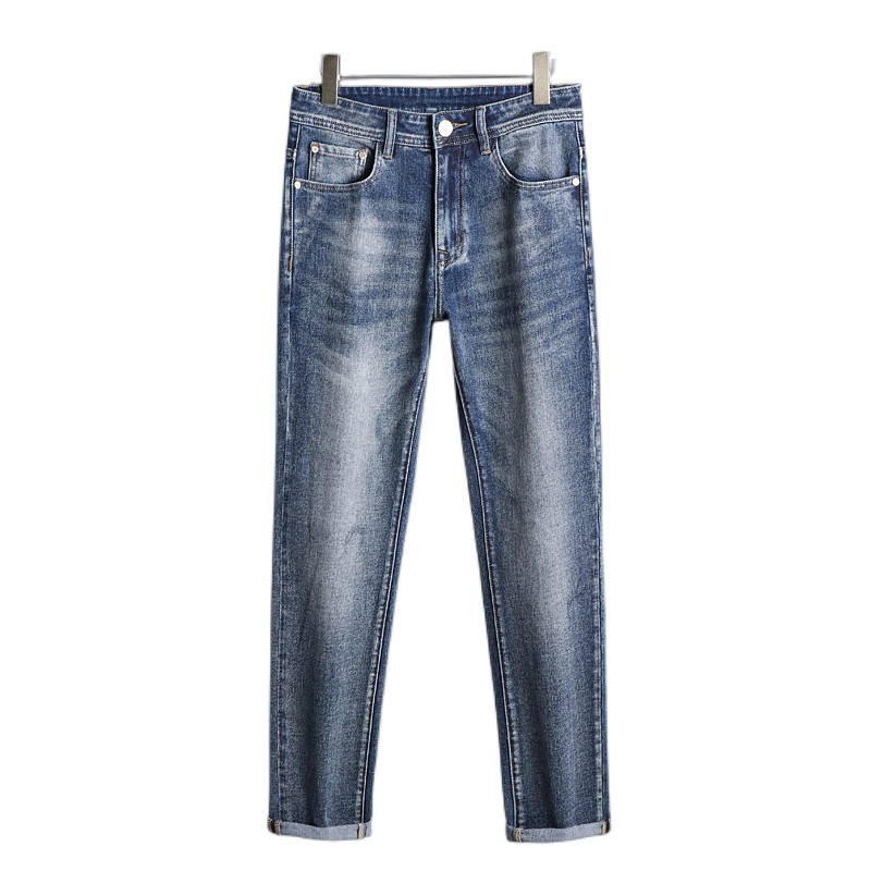 New JEANS chino Pants pant Men's trousers Stretch Autumn winter close-fitting jeans cotton slacks washed straight business casual CQ8258