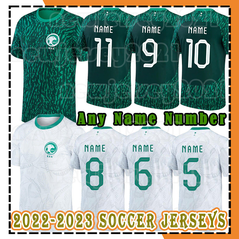 2022-2023 Saudi Arabia Soccer Jerseys national team FORSBERG Salem Al Dawsari Abudullah Alhamddan Firas Albirakan Arabia YASIR SULTAN 22-23 Football Shirt Uniforms, Men jersey+patch(sha te)
2022-2023 Saudi Arabia Soccer Jerseys national team FORSBERG Salem Al Dawsari Abudullah Alhamddan Firas Albirakan Arabia YASIR SULTAN 22-23 Football Shirt Uniforms, Men jersey+patch(sha te)