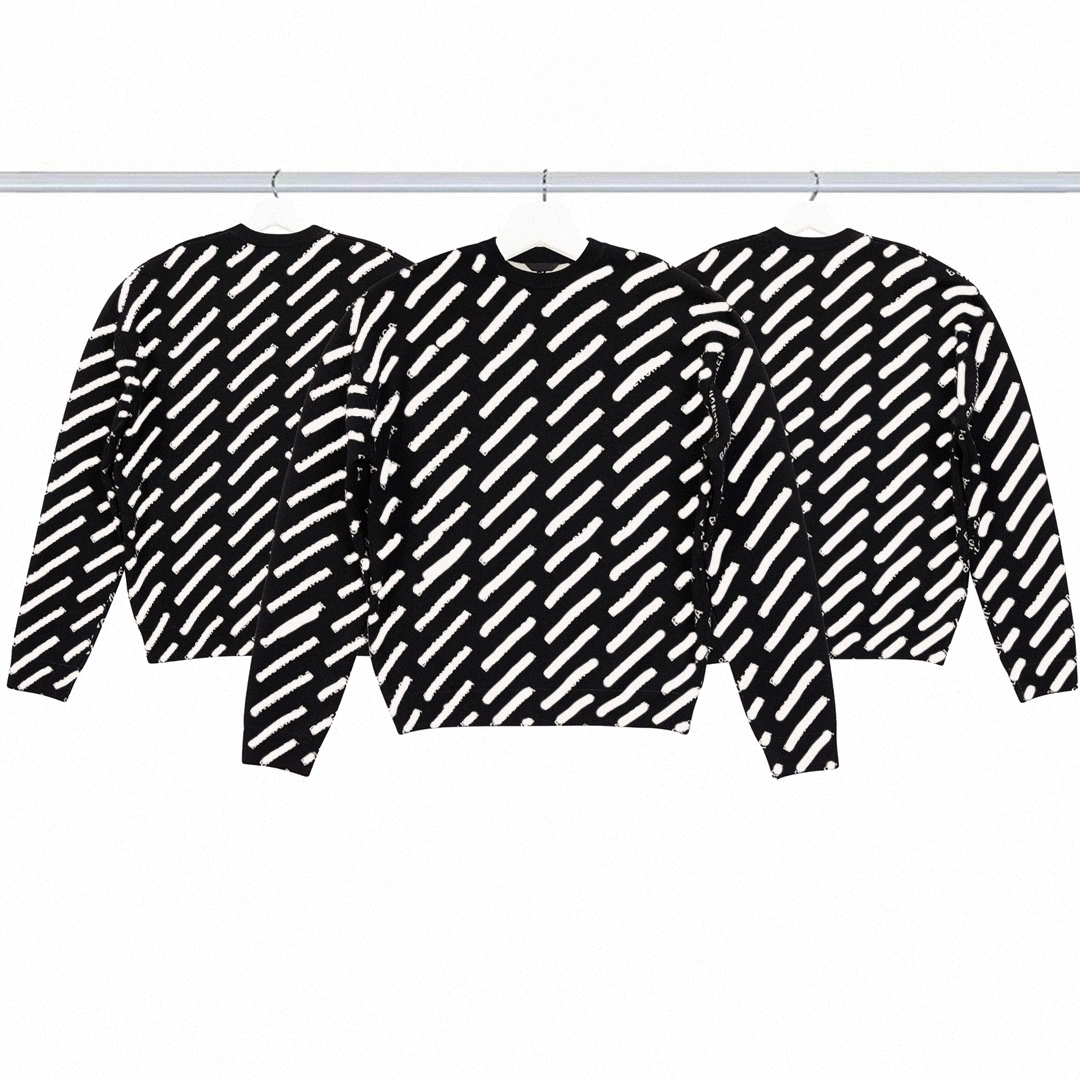 Mens sweaters designer casual knits Double knit jacquard sweater for men and women top 74d3#
Mens sweaters designer casual knits Double knit jacquard sweater for men and women top 74d3#
