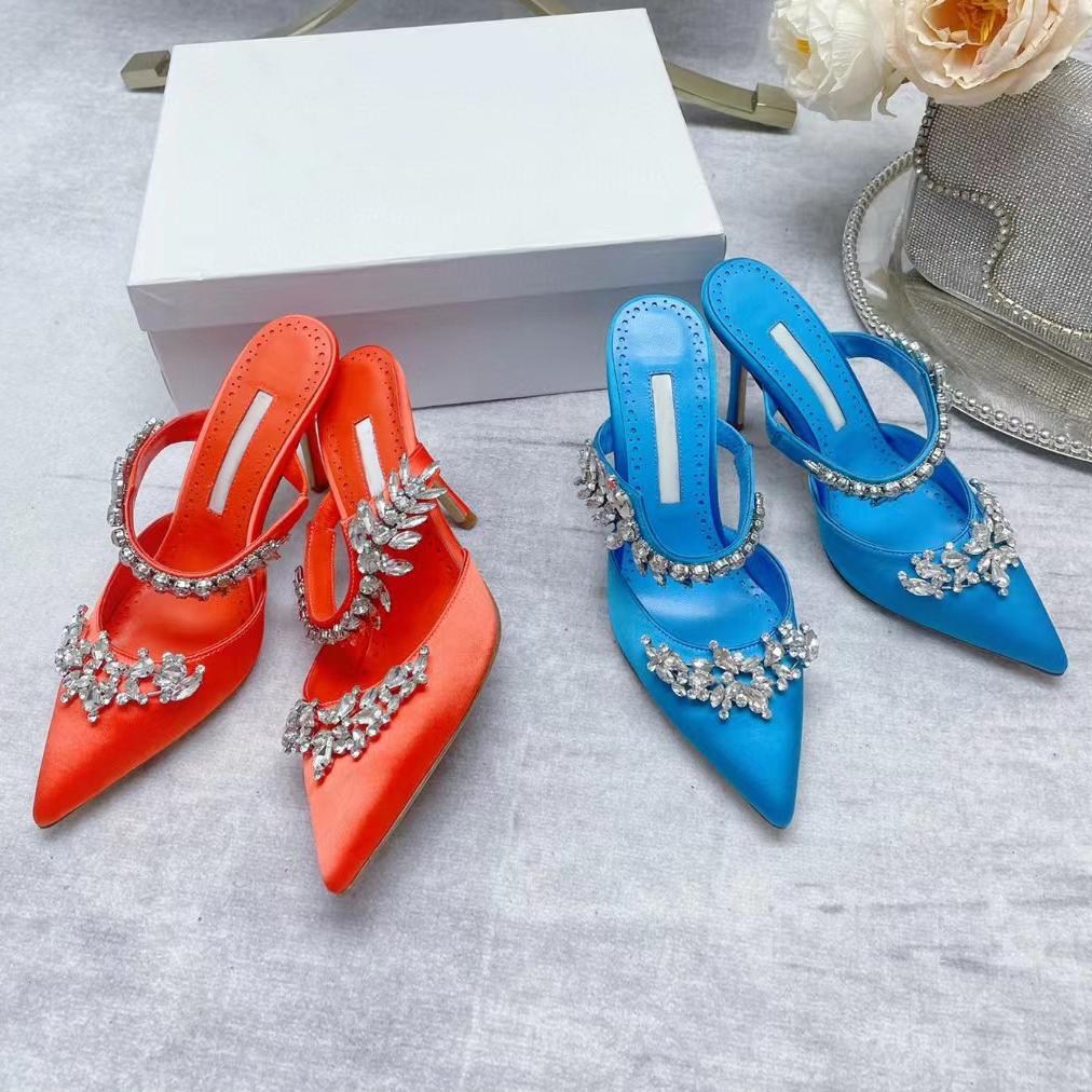 Scuffs Sandals Women Dress Shoes Slippers Ladies Sandal Fashion Ear Of Wheat Crystal Buckle Embellished 9Cm Heel Luxury Designers Womens banquet Heeled, White 4
Scuffs Sandals Women Dress Shoes Slippers Ladies Sandal Fashion Ear Of Wheat Crystal Buckle Embellished 9Cm Heel Luxury Designers Womens banquet Heeled, White 4