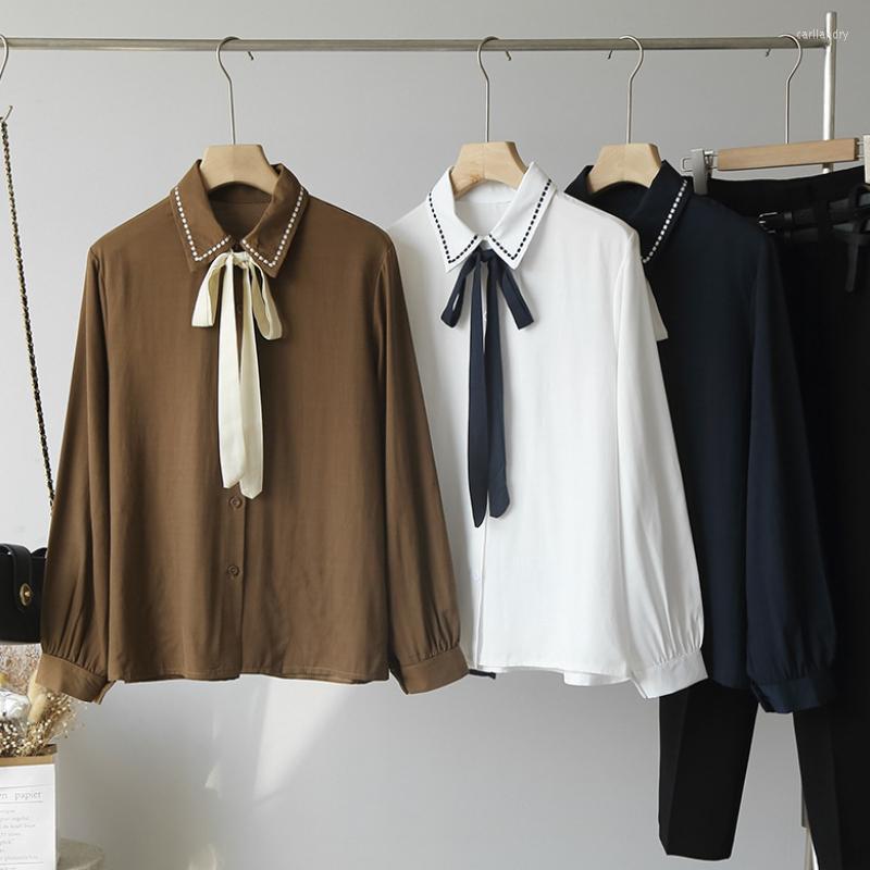 Women's Blouses Women's & Shirts Women Long Sleeve White Vintage Korean 2022 Spring Sweet Bow Loose Ladies Blouse Office Lady, Khaki
Women's Blouses Women's & Shirts Women Long Sleeve White Vintage Korean 2022 Spring Sweet Bow Loose Ladies Blouse Office Lady, Khaki
