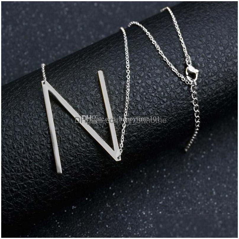 Pendant Necklaces Stainless Steel Az English Alphabet Initial Necklace Sier Gold Plated Capital Letter Pendant Fashion Jewelry For W Dhp5B
Pendant Necklaces Stainless Steel Az English Alphabet Initial Necklace Sier Gold Plated Capital Letter Pendant Fashion Jewelry For W Dhp5B