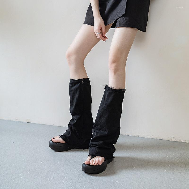 Dress Shoes 22 Dark Lace-up Toe Comfortable Thick-soled Denim Trousers Mid-tube Cool Boots Women Niche Open-toe Over-the-knee High, White
Dress Shoes 22 Dark Lace-up Toe Comfortable Thick-soled Denim Trousers Mid-tube Cool Boots Women Niche Open-toe Over-the-knee High, White