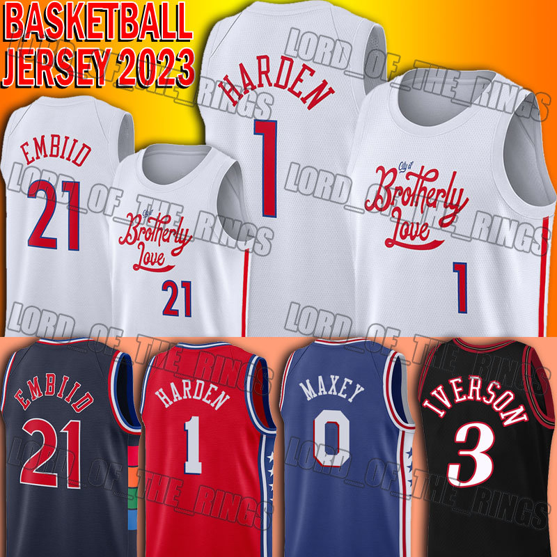James Harden Joel Embiid Basketball Jersey 1 21 0 3 Tyrese Maxey Allen Iverson Julius Erving Jerseys, Choose blue number
James Harden Joel Embiid Basketball Jersey 1 21 0 3 Tyrese Maxey Allen Iverson Julius Erving Jerseys, Choose blue number