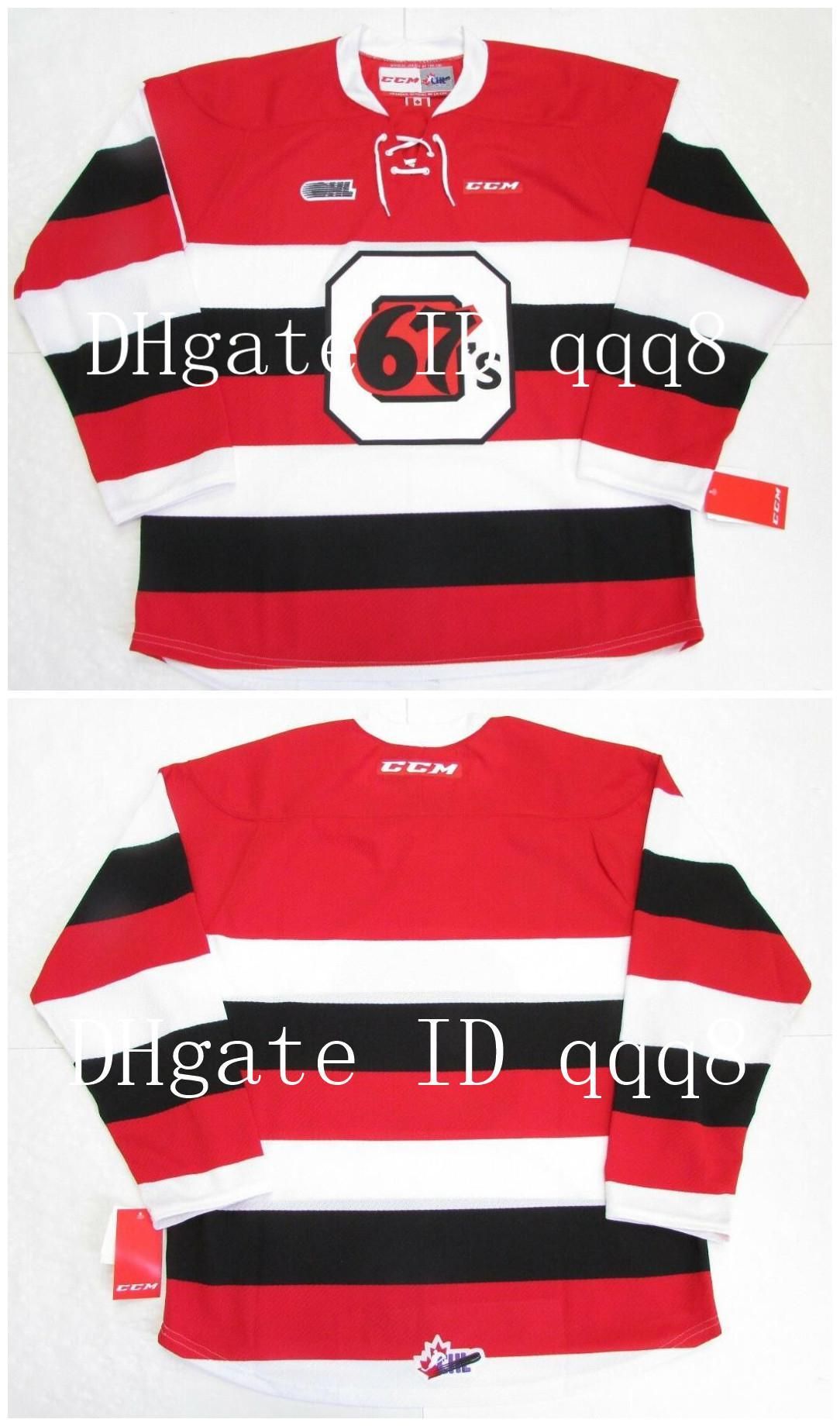 OHL OTTAWA 67 S BARBER POLE Jerseys Red White Custom Any Name Number 100% Stitching Custom Hockey Jerseys
OHL OTTAWA 67 S BARBER POLE Jerseys Red White Custom Any Name Number 100% Stitching Custom Hockey Jerseys