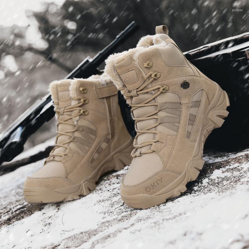 Boots Winter Warm Fur Tactical Military Combat Men Genuine Leather US Army Hunting Trekking Camping Mountaineering Work Shoes, Beige
Boots Winter Warm Fur Tactical Military Combat Men Genuine Leather US Army Hunting Trekking Camping Mountaineering Work Shoes, Beige