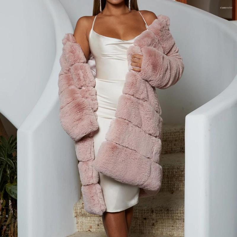Women' Fur Women' Fashion Winter Imitation Coat Thicken Long Warm Sleeve Artificial Elegant Luxury Coats Black Gray, White
Women' Fur Women' Fashion Winter Imitation Coat Thicken Long Warm Sleeve Artificial Elegant Luxury Coats Black Gray, White