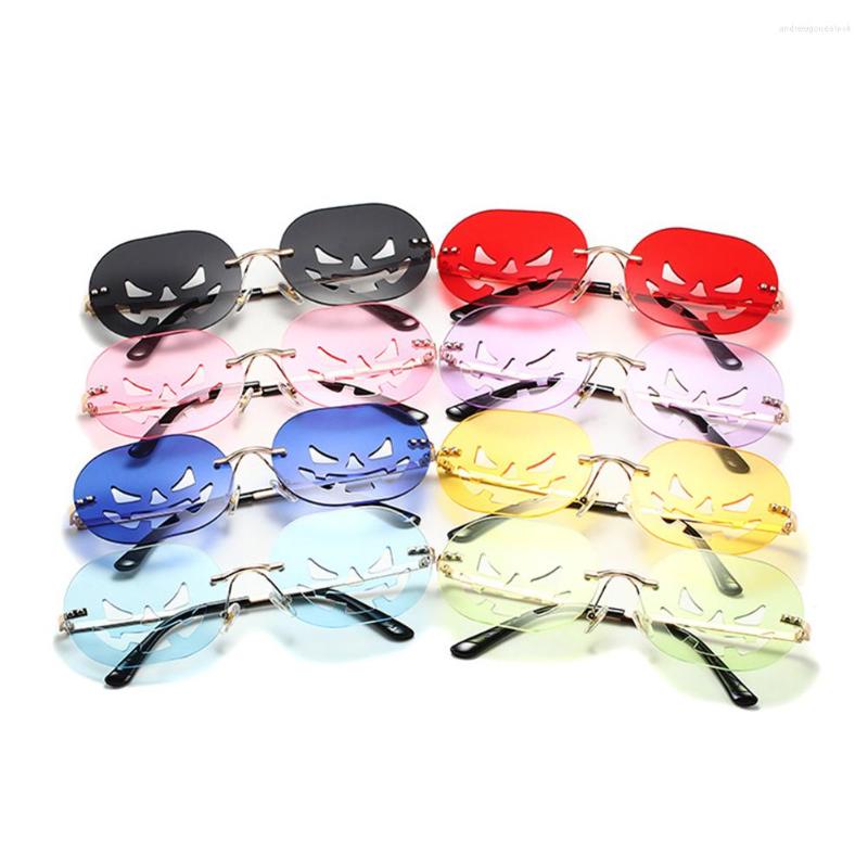 Sunglasses Rimless Pumpkin Shape Women Men Oval Alloy Frame Sun Glasses Female Punk Eyeglasses
Sunglasses Rimless Pumpkin Shape Women Men Oval Alloy Frame Sun Glasses Female Punk Eyeglasses