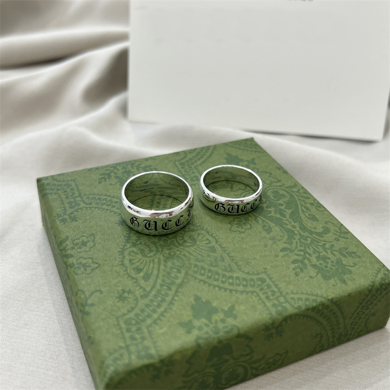 Women Designer Hip Hop Rings Luxury Jewelry Men Ring Fashion Silver Couple Ring Classic Double Letter Ring Wedding Love Rings With Box
Women Designer Hip Hop Rings Luxury Jewelry Men Ring Fashion Silver Couple Ring Classic Double Letter Ring Wedding Love Rings With Box