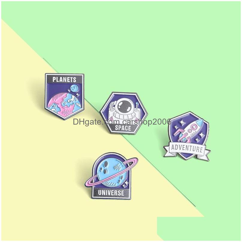 Pins Brooches Space Series Enamel Pins Creative Astronaut Universe Planet Adventure Brooches 4Pcs /Set Paint Brooch For Women Denim Dhgrs
Pins Brooches Space Series Enamel Pins Creative Astronaut Universe Planet Adventure Brooches 4Pcs /Set Paint Brooch For Women Denim Dhgrs