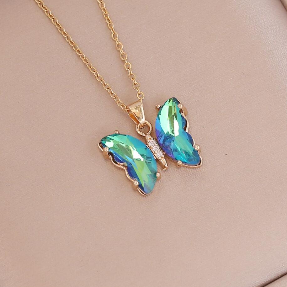 Bohemian Cubic Zirconia Butterfly Pendant Necklace For Women Adjustable Clavicle Chain Animal Necklace Party Jewelry
Bohemian Cubic Zirconia Butterfly Pendant Necklace For Women Adjustable Clavicle Chain Animal Necklace Party Jewelry